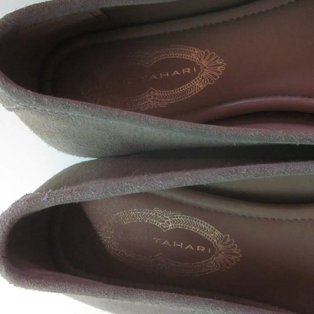 Elie Tahari suede flats